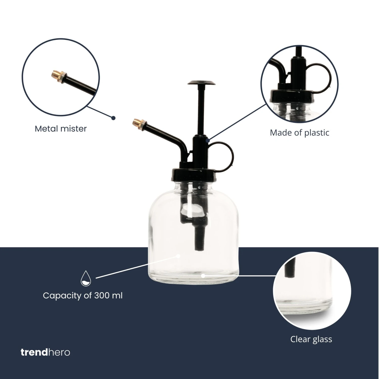 Plant Mister - Glass Transparant - 300 Ml - Spray 3 Plant Mister - Glass Transparant - 300 Ml - Spray - Image 3