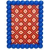 Beaded Photo Frame Polyresin – Blue
