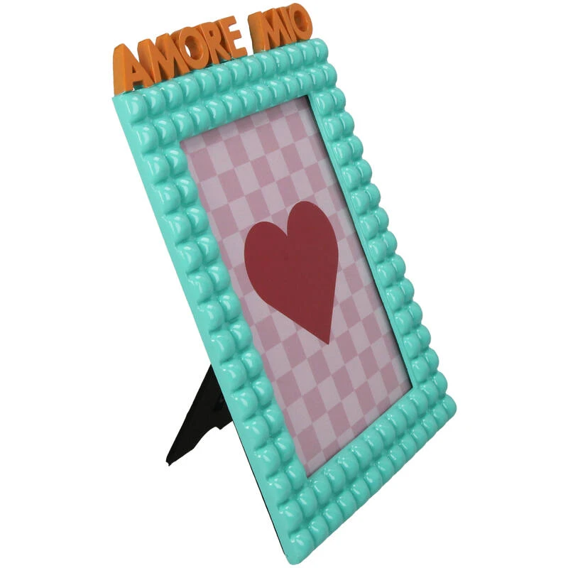 Amore Mio Polyresin Photo Frame Turquoise 13x18cm 2 Amore Mio Polyresin Photo Frame Turquoise 13x18cm - Image 2