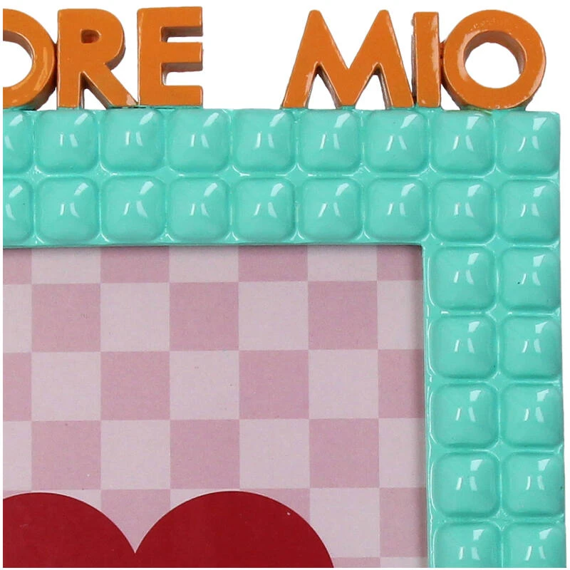 Amore Mio Polyresin Photo Frame Turquoise 13x18cm 3 Amore Mio Polyresin Photo Frame Turquoise 13x18cm - Image 3