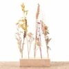 FlowerHero® - M - Wooden Dried Flower Stand + Dried Floral Arrangement