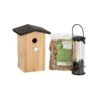 ESSCHERT DESIGN Blue Tit Package - Birdhouse And Bird Food - Garden Accessories