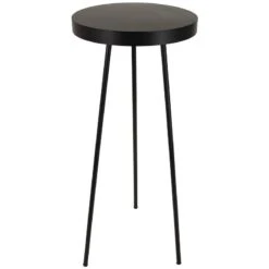Round Table - Black Metal - Ø42,5 X ↑ 98 Cm