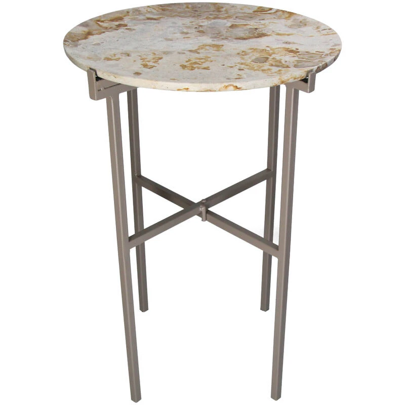 Round Table - Rainforest Marble - Ø38 X ↑ 56 Cm 1 Round Table - Rainforest Marble - Ø38 X ↑ 56 Cm