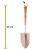 ESSCHERT DESIGN Stainless Steel Shovel - ↑ 47 Cm - RVS - Ashwood - Shovel - Giftbox