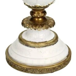 Candle Holder With White Bird - ↑ 40 Cm -UrbanJngl Terrarium Plants XET 7274 4