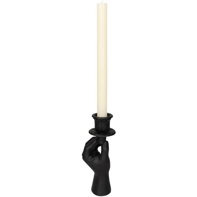 Candle Holder - Hand Black - ↑ 20 Cm 3 Candle Holder - Hand Black - ↑ 20 Cm - Image 3