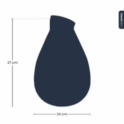 Terrarium Bottle 'Drop XL' With Cork - Closed Terrarium Ø 29 Cm ↑ 37 Cm -UrbanJngl Terrarium Plants drop xl terrarium silhouette trendhero