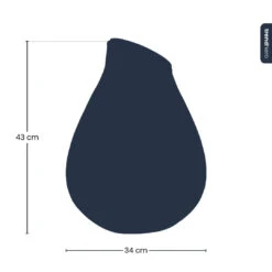 Terrarium Bottle 'Drop XXL' With Cork - Closed Terrarium Ø 34 Cm ↑ 43 Cm -UrbanJngl Terrarium Plants drop xxl terrarium silhouette trendhero