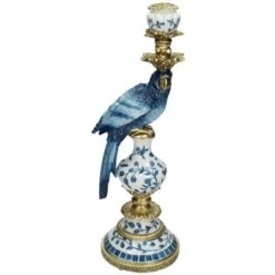 Candle Holder - Dutch Blue Parrot ↑ 40 Cm 18 Candle Holder - Dutch Blue Parrot ↑ 40 Cm -UrbanJngl Terrarium Plants dutch blue parrot candle stick 2 XET 58591 e4df14d7 5232 4be0 9714 2aab91fba15c