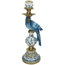 Candle Holder - Dutch Blue Parrot ↑ 40 Cm 25 Candle Holder - Dutch Blue Parrot ↑ 40 Cm -UrbanJngl Terrarium Plants dutch blue parrot candle stick XET 5860 2e3644da 8ed3 4e86 9fcf 748f429e62f3