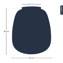 Terrarium Bottle ‘Emma Mini’ With Cork - Closed Terrarium Ø 19 Cm ↑ 20 Cm -UrbanJngl Terrarium Plants emma mini terrarium silhouette trendhero