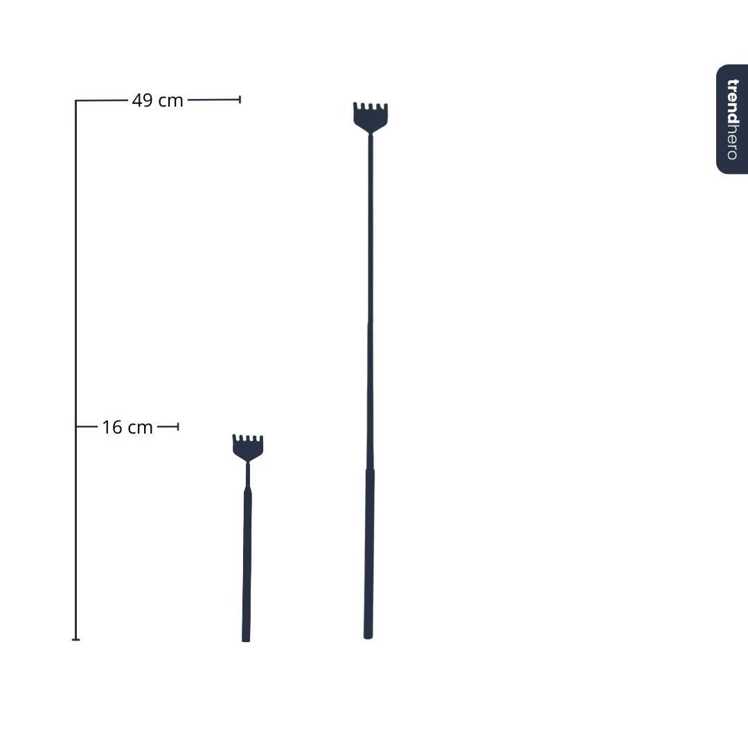 Terrarium Tool - Rake - 16-49 Cm - Telescopic - Stainless Steel 6 Terrarium Tool - Rake - 16-49 Cm - Telescopic - Stainless Steel - Image 6