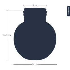 Teddy - Terrarium With Light - Bottle Garden DIY Kit - Ø 25 Cm ↑ 26,5 Cm -UrbanJngl Terrarium Plants teddy terrarium silhouette trendhero