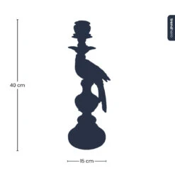 Candle Holder - Dutch Blue Parrot ↑ 40 Cm 20 Candle Holder - Dutch Blue Parrot ↑ 40 Cm -UrbanJngl Terrarium Plants trendhero XET 5860