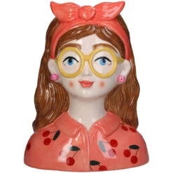 Vase Jessie Bow + 10x Real Touch Tulips Orange -UrbanJngl Terrarium Plants vaas lady vrouw pot KAL 4303 4 ad61e550 30f8 48c3 b122 0410a13a9469